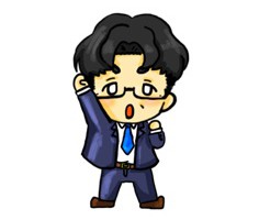 Satoshi Kotaka 似顔絵（えいえいおー）